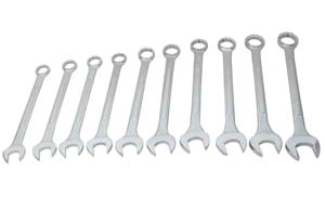 ATD-1010 ATD 10 Pc. 12 Point SAE Jumbo Raised Panel Combination Wrench Set